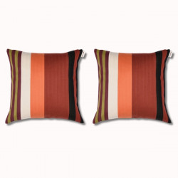 Duo coussins 40x40cm Cazalis