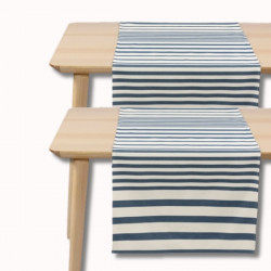 Duo jeté de table coton 155...
