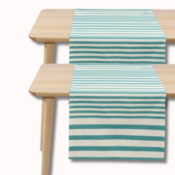 Duo jeté de table coton 155...