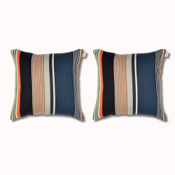 Duo coussins 40x40cm Argelos
