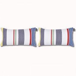 Duo coussins 25x45cm Gastes