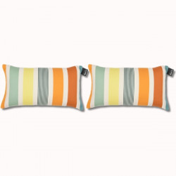 Duo coussins 25x45cm Garlin...