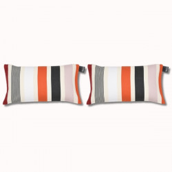 Duo coussins 25x45cm Garlin...
