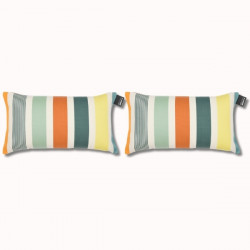 Duo coussins 25x45cm Garlin...