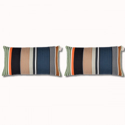 Duo coussins 25x45cm Argelos