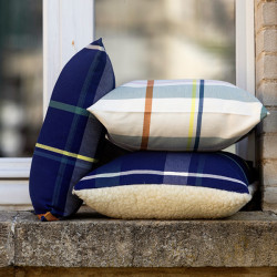 Coussin carré biface...