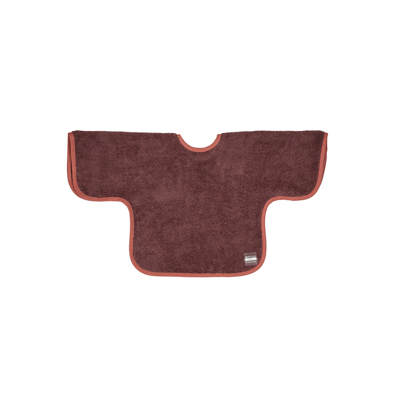 Bavoir éponge manches Pourpre 2