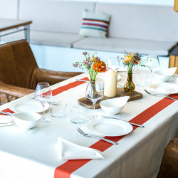 Nappe en coton - BEARN CORAIL