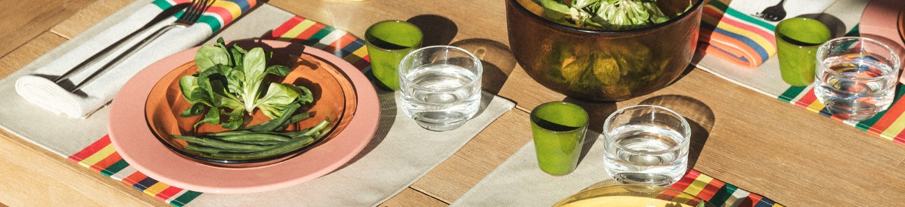Sets de table en tissu, motifs originaux - Artiga