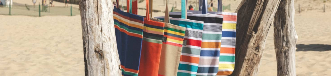 Totebag en tissus originaux - Artiga, fabrication française