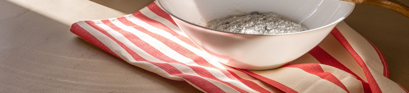 Torchon coton et lin avec œillet en promo | Artiga