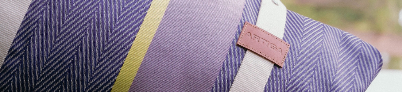 Chevron XL Parme | Bagagerie cirée tendance Artiga